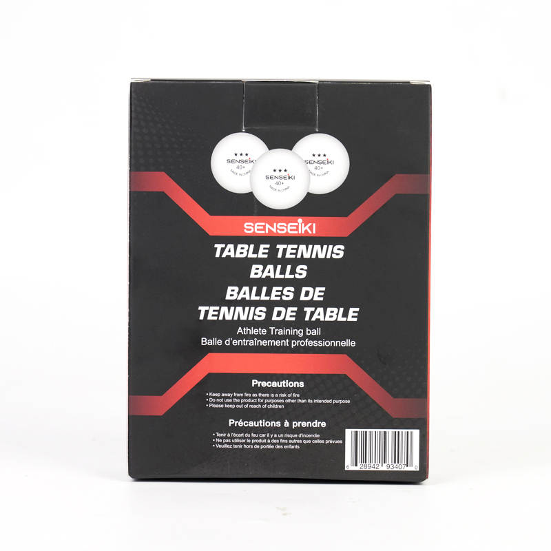 White High-Performance Table Tennis Balls - 12 Balls