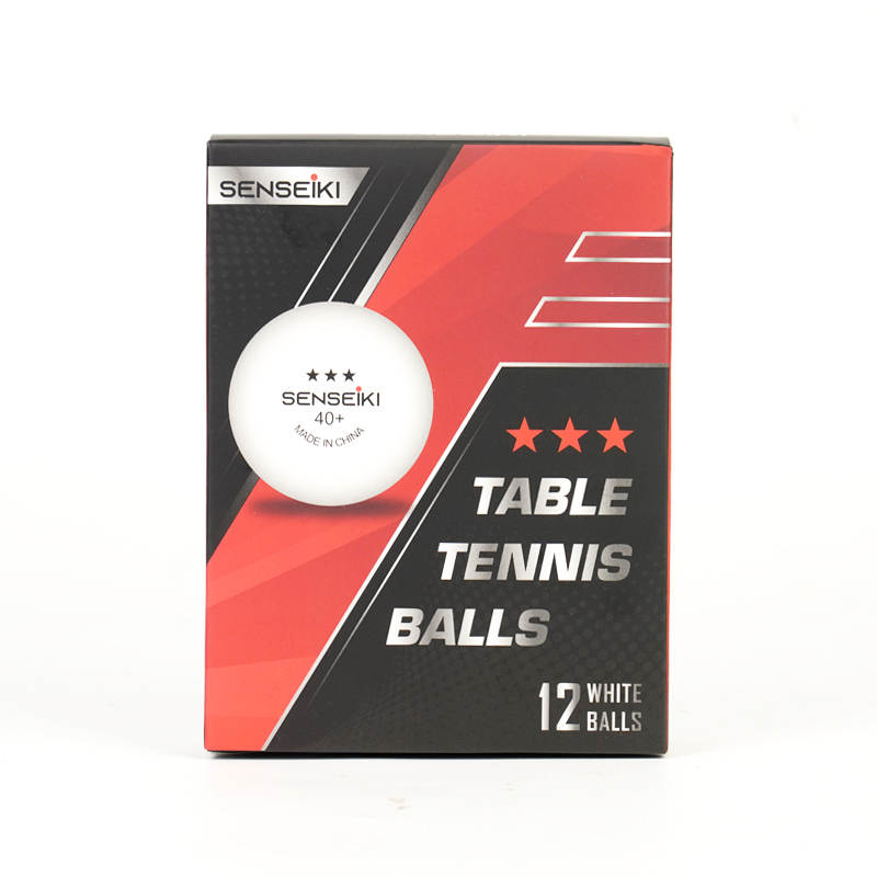 White High-Performance Table Tennis Balls - 12 Balls